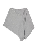 LAYERED BUTTON WRAP SHORT SKIRT