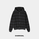 Encho Striped Zip Hoodie