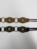 Leather Ethnic Layered Belt