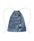 DENIM PRINTED GYM SACK