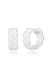 Crown Hoop Earrings