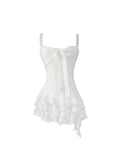 [only suzen] Temer lace ribbon dress