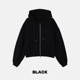 Liz Cropped Zip Hoodie