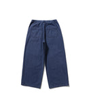 Patched Double Knee Cotton Pants