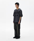 SERIF LOGO BASEBALL SHIRT