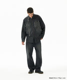 STAR RAW CUT DENIM SHIRT