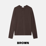 Center Henley Longsleeve