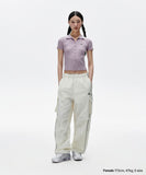 BUTTON-UP COLLAR KNIT