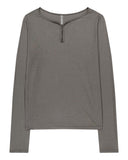 HOOK HENRY NECK LONG SLEEVE T-SHIRT
