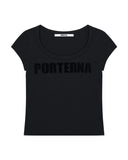 U-NECK LOGO T-SHIRT