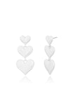 Heart Cascade Earrings