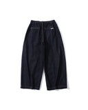 [AG] Long Tuck Wing Balloon Denim Pants