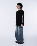 Offset Letter Long Sleeve