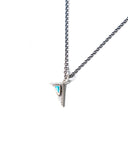 【AG X JOSILVER】Triangle Ruler Necklace - Turquoise