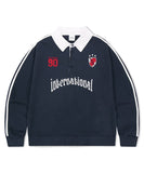 TRACK COLLAR SWEATSHIRT