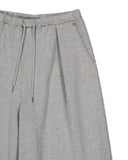 ONE-TUCK WIDE SWEAT PANTS