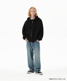 PRAY APPLIQUE ZIP UP HOODIE
