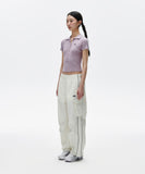 BUTTON-UP COLLAR KNIT