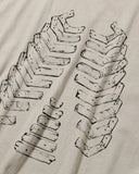 【ANGLAN x HEKA】Wood Bone Half Tee