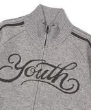 YOUTH ZIP UP CARDIGAN
