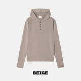 Park Henley Hoodie Longsleeve