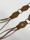 Leather Ethnic Layered Belt