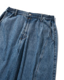 [AG] Wide Curved Denim Pants