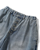 [AG] Side Washed Denim Half Pants