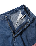 Patched Double Knee Denim Pants