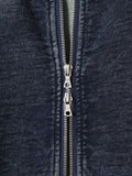 Indigo Sweat Zip Up