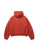 Applique Zip-Up Washed Hoodie
