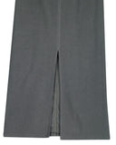 LEATHER STRING TERRY LONG SKIRT