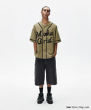 SERIF LOGO BASEBALL SHIRT