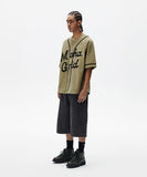 SERIF LOGO BASEBALL SHIRT