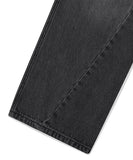 BACK LOGO WASHED DENIM PANT