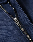 Patched Double Knee Cotton Pants