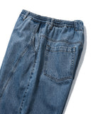 [AG] Wide Curved Denim Pants