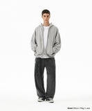 PRAY APPLIQUE ZIP UP HOODIE