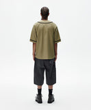 SERIF LOGO BASEBALL SHIRT