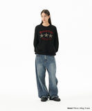 WASHED DART DENIM PANT