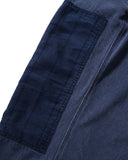 Patched Double Knee Cotton Pants