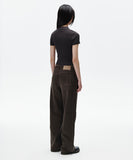 BUTTON-UP COLLAR KNIT