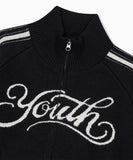 YOUTH ZIP UP CARDIGAN