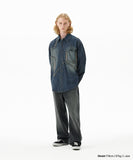 STAR RAW CUT DENIM SHIRT