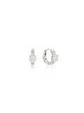 Essence Silver (W) Moissanite Perfect One Touch Earrings