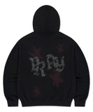 PRAY APPLIQUE ZIP UP HOODIE