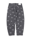 SMILE PATTERN DENIM PANTS