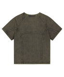 WASHED CURVED TEE