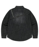 STAR RAW CUT DENIM SHIRT