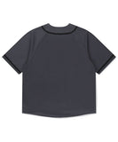 SERIF LOGO BASEBALL SHIRT